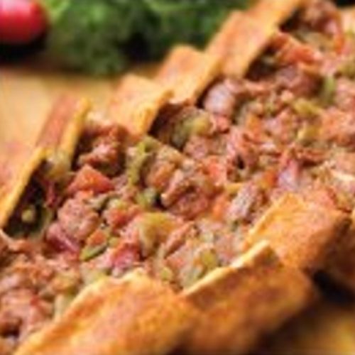 牛肉丁土耳其薄饼