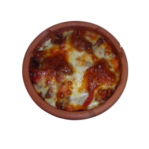 奶酪焗肉砂锅
